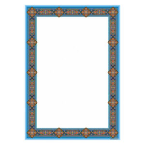 天蓝色彩饰 A4 纸款式 Slimi（10 张）