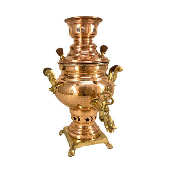 Main image of 波斯铜茶炊 装饰性木炭茶具 1升