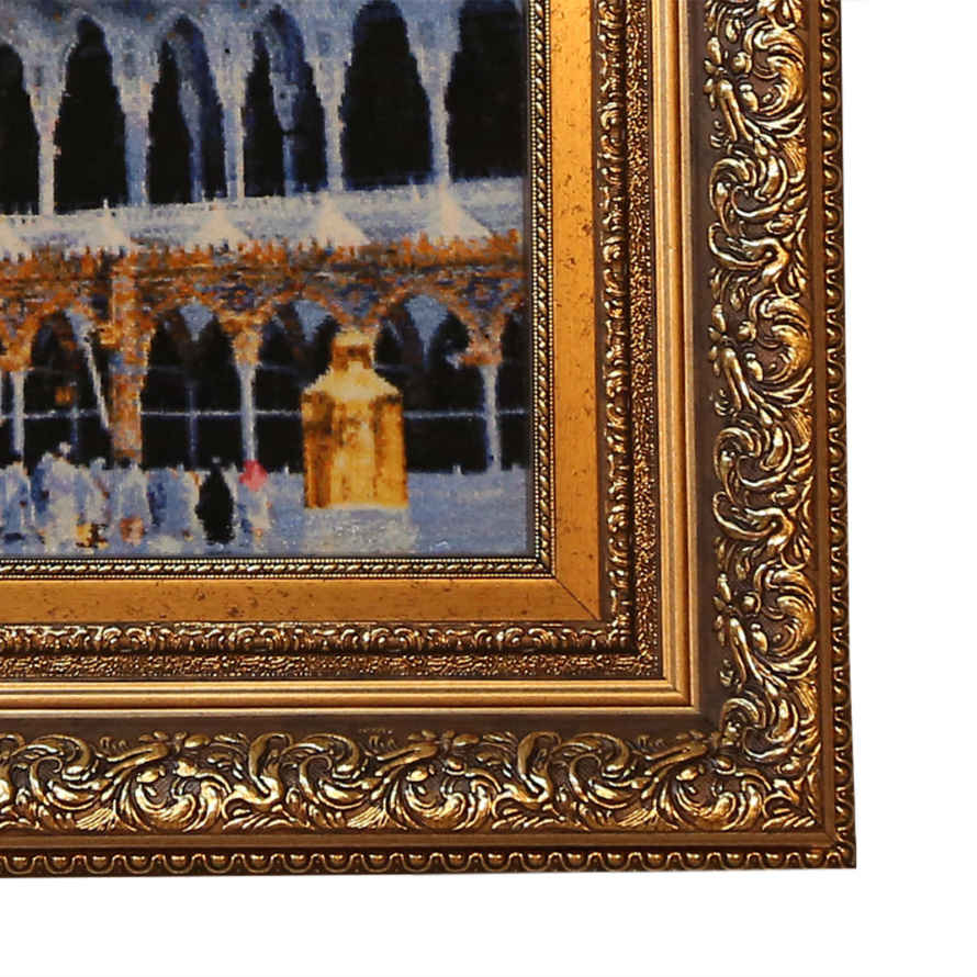 手工结制伊斯兰挂毯 —— 卡巴款