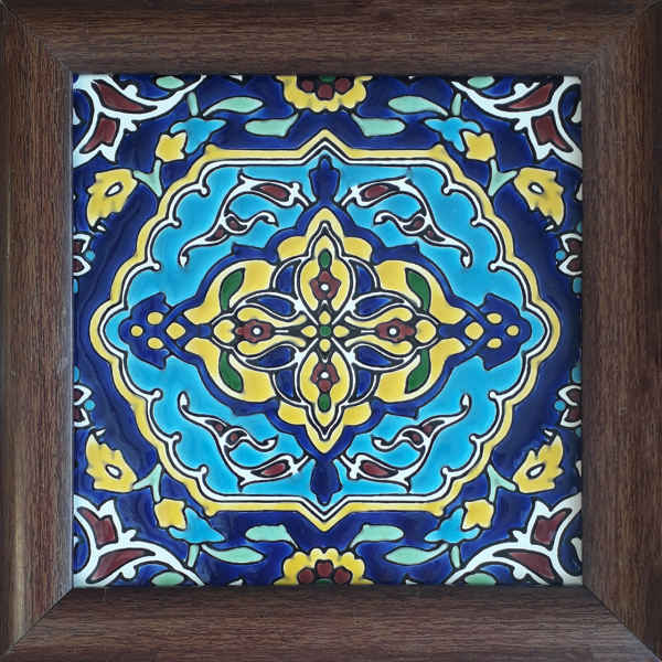 Main image of 装饰性波斯镶框陶瓷砖 – 水池（Hooz）