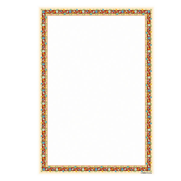 Main image of 橙色彩饰 A4 纸（100 张）