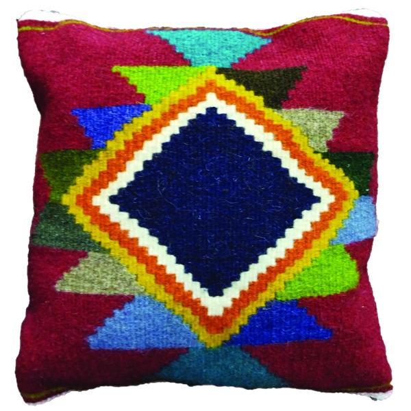 Main image of 波斯基里姆靠垫套 – 手工编织藏蓝色