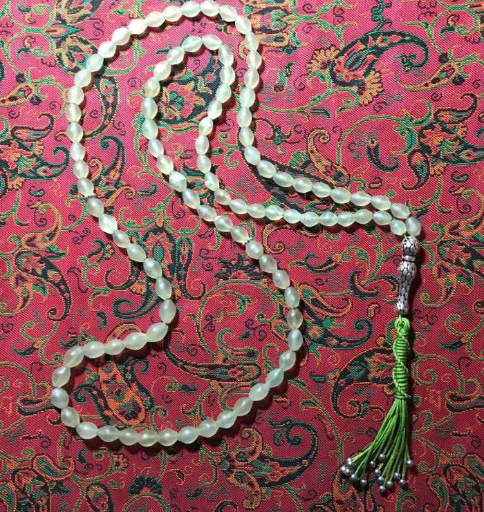 伊斯兰阿富汗沙·马格苏德念珠：101颗祈祷珠手工塔斯比