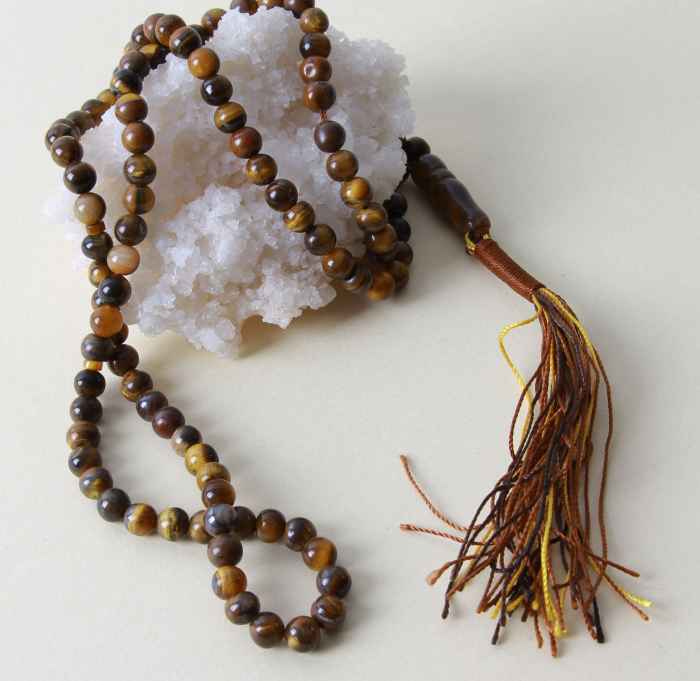 伊斯兰虎眼石念珠：101颗祈祷珠手工塔斯比 I