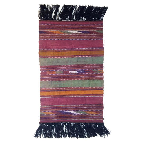 Main image of 正宗波斯 Jajim 平织条纹地毯 Kaarmania