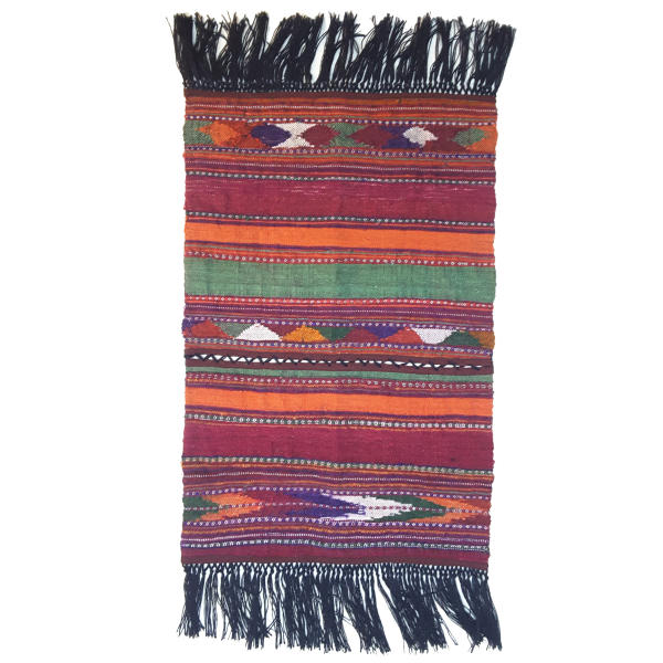 Main image of 正宗波斯 Jajim 平织条纹地毯 Aanusha