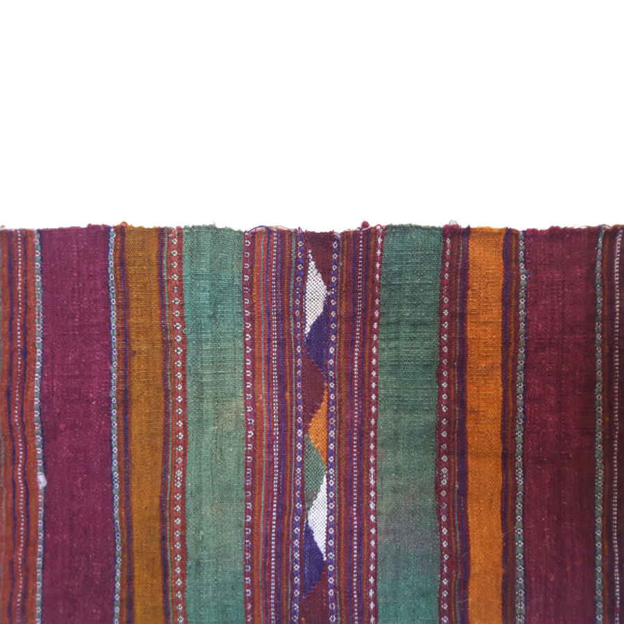 正宗波斯 Jajim 平织条纹地毯 Kara