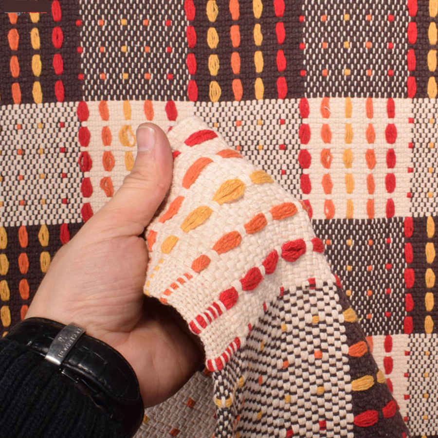 正宗波斯 Jajim 平织条纹地毯 Vesta