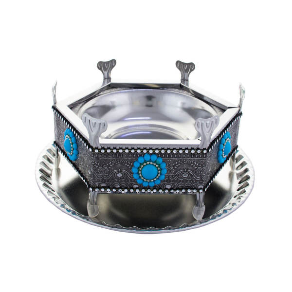 Main image of 波斯 Manghal Esfand 与 Bakhoor 烟熏炉 – 经典钢制