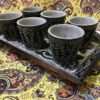Thumbnail 2: 手工波斯石材茶咖具套装 – 雕刻“Tooran”款