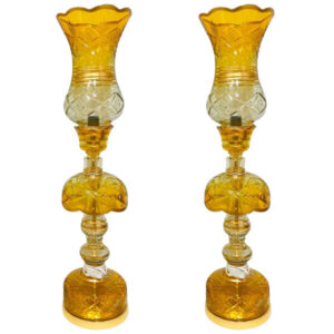 波斯水晶吊灯 传统郁金香造型 蜜色款