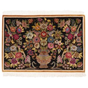 波斯羊毛丝混纺地毯 手工结制 Tabriz Model Nava