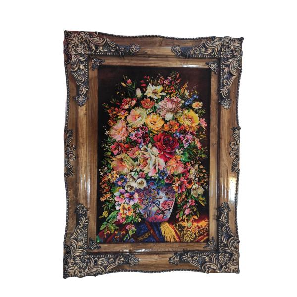 Main image of 手工打结波斯图案地毯 来自塔布里兹 花卉与花瓶图案