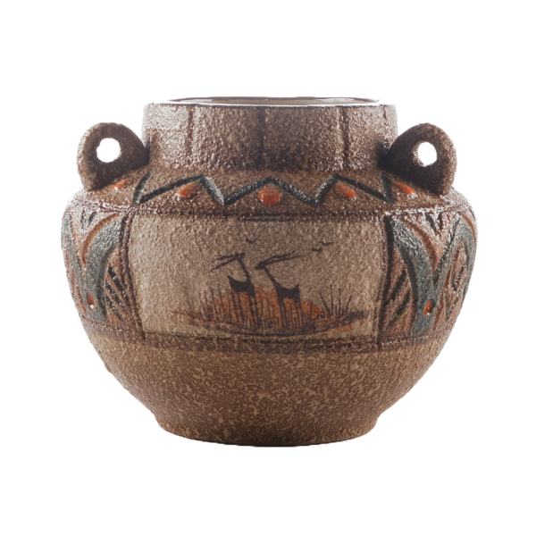 Main image of 手工波斯陶艺装饰花瓶 – 艺术图案 Nahal