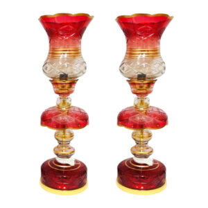 波斯水晶吊灯 传统郁金香造型 粉色款