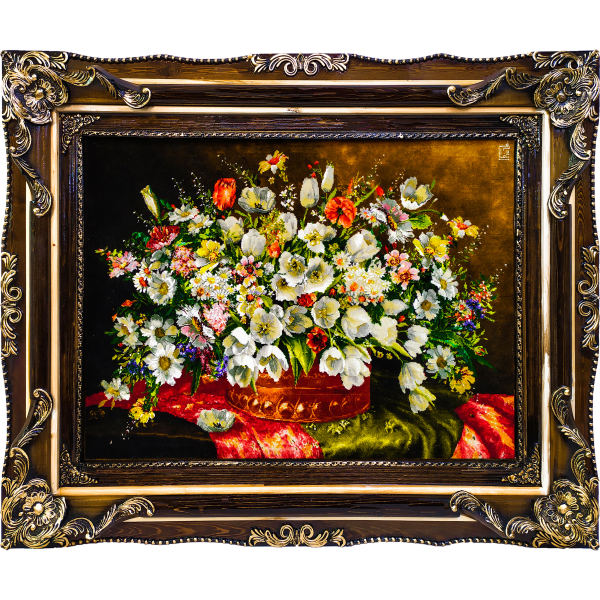 Main image of 手工打结波斯图案地毯 来自塔布里兹 花卉图案