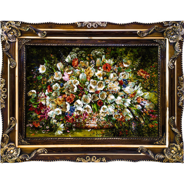 Main image of 手工打结波斯图案地毯 来自塔布里兹 郁金香图案