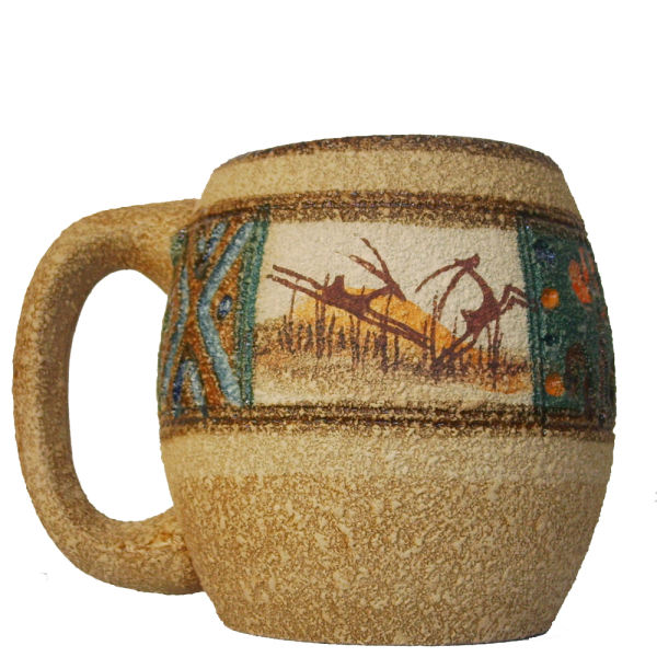 Main image of 波斯伊兹尼克陶瓷马克杯 – 手工款 Deer