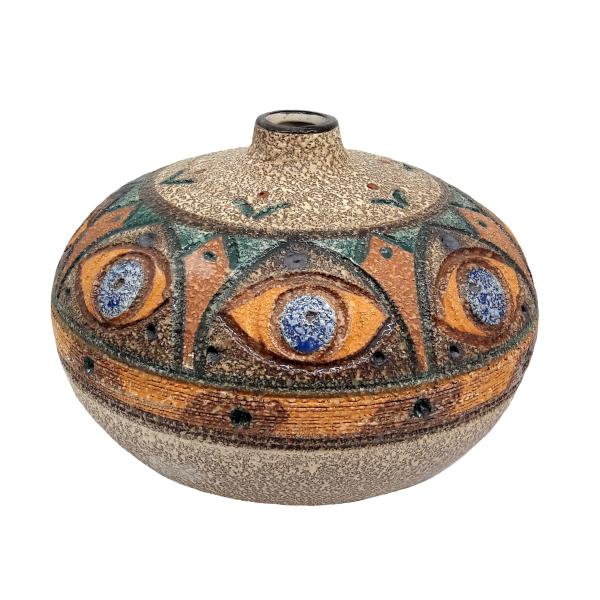 Main image of 装饰性陶瓷单枝花瓶 – 适合鲜花或干花