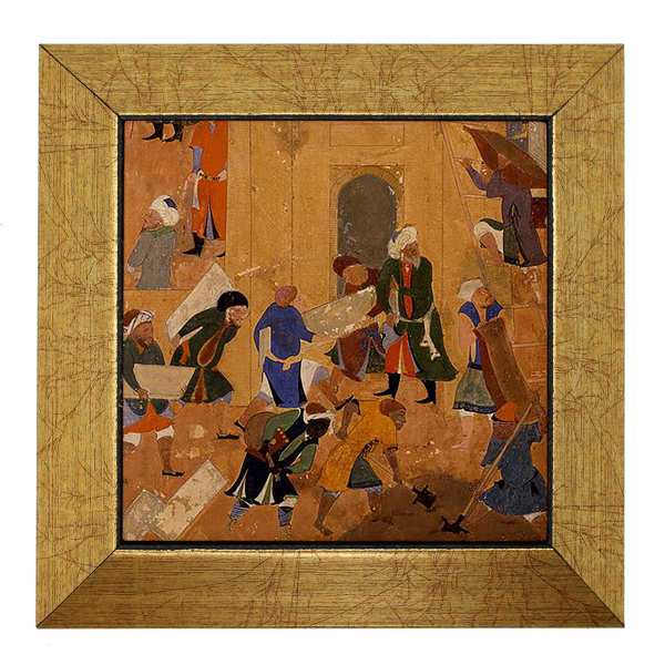 Main image of 装饰性波斯有框陶瓷砖 – 灵感源自波斯史诗《列王纪》：钻石