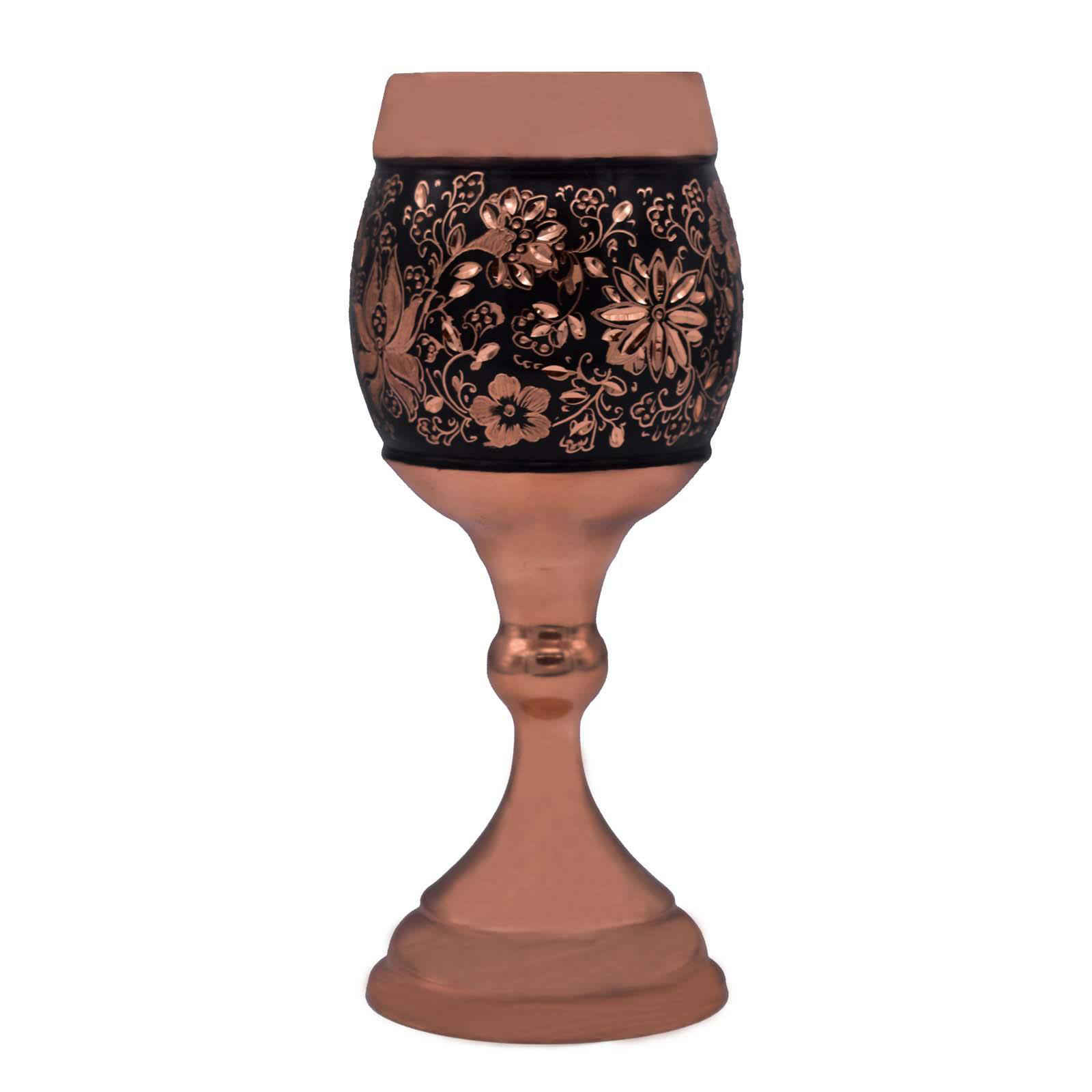 加拉姆扎尼工艺波斯铜质水壶与杯子套装