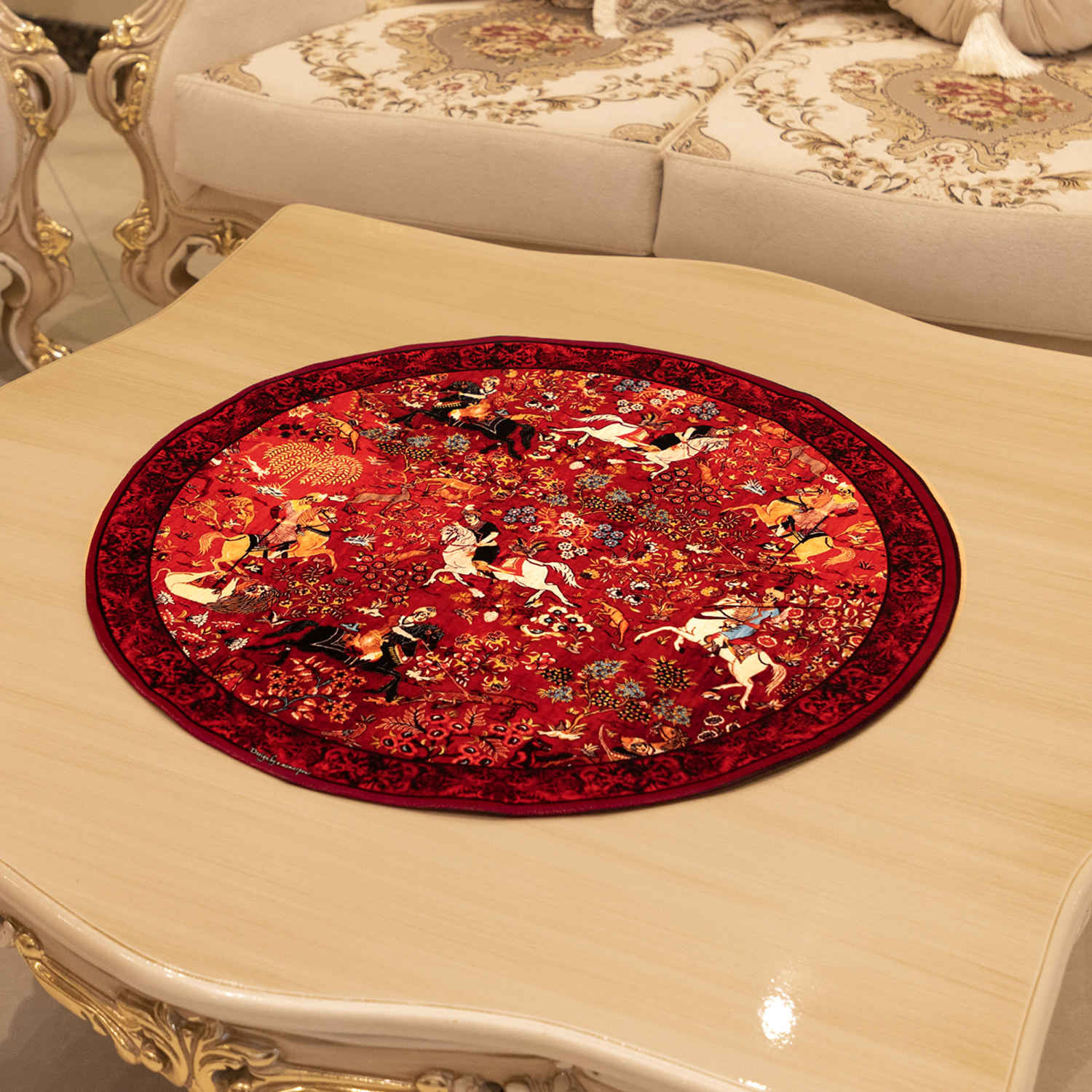 Main image of 天鹅绒桌布 波斯优雅风格设计 Shekarghah 款