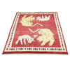 Thumbnail 3: 波斯加贝羊毛地毯 手工编织 动物图案