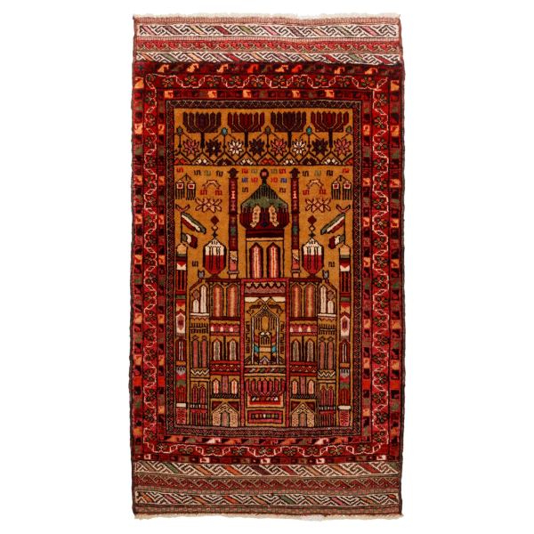 Main image of 正宗波斯祈祷毯 手工打结 豪华清真寺用 Sajada