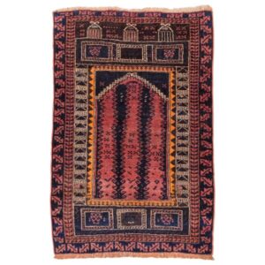 纯正波斯祈祷地毯 – 手工结制，豪华 Sajada