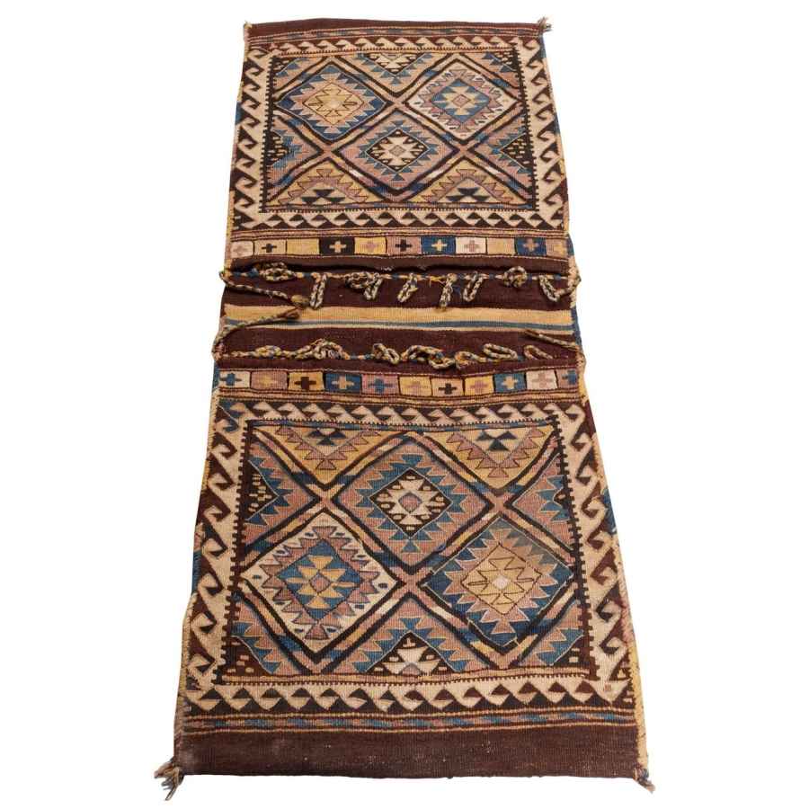 复古波斯马鞍包 — 手工编织 & 二手 Tōbrag 187415