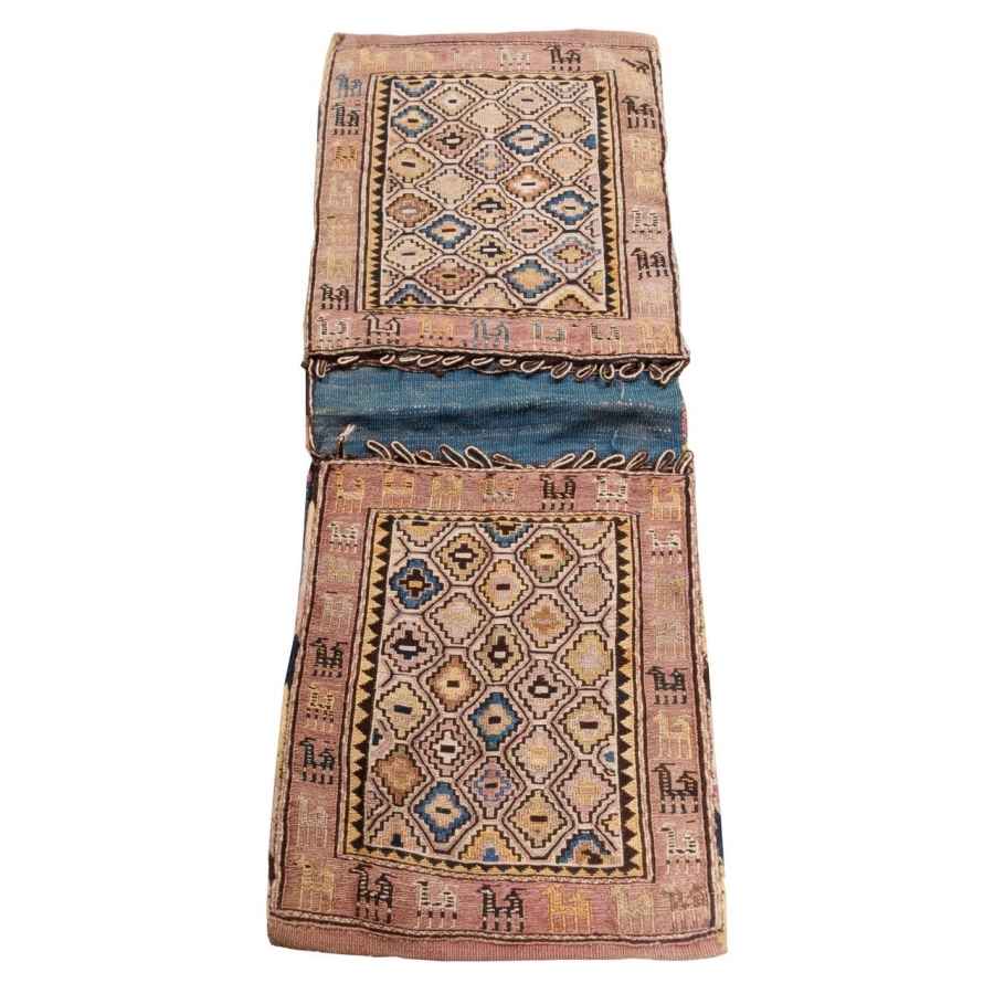 复古波斯马鞍包 — 手工编织 & 二手 Tōbrag 187418