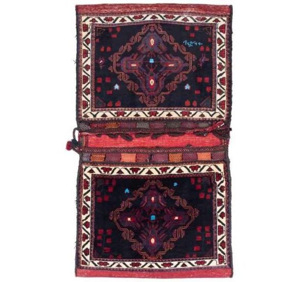 复古波斯马鞍包 — 手工编织 & 二手 Tōbrag 102268