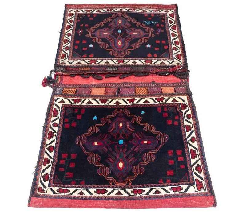 复古波斯马鞍包 — 手工编织 & 二手 Tōbrag 102268