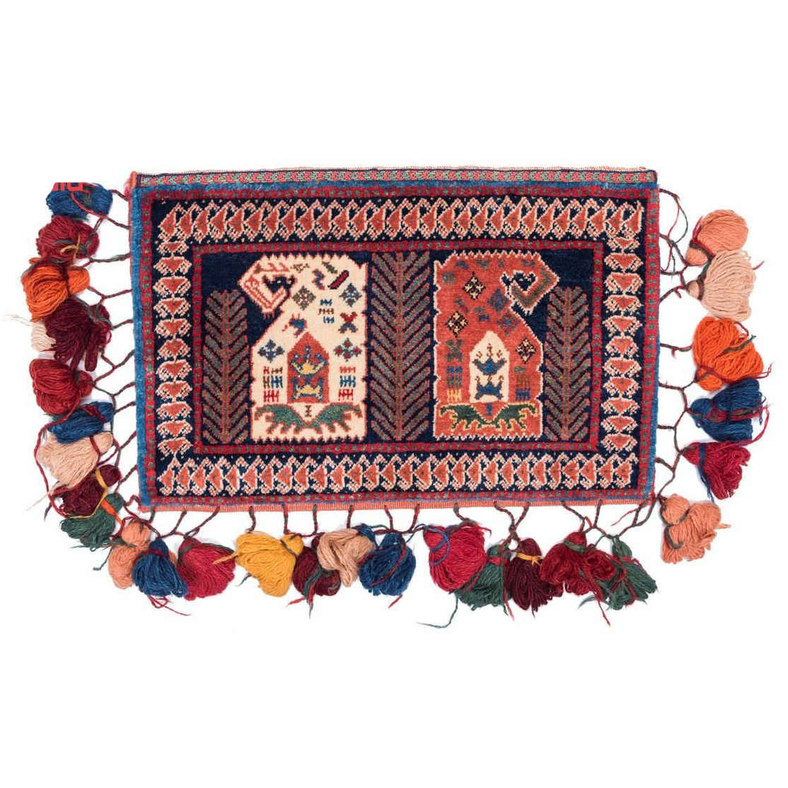 复古波斯马鞍包 — 手工编织 & 二手 Tōbrag 102282