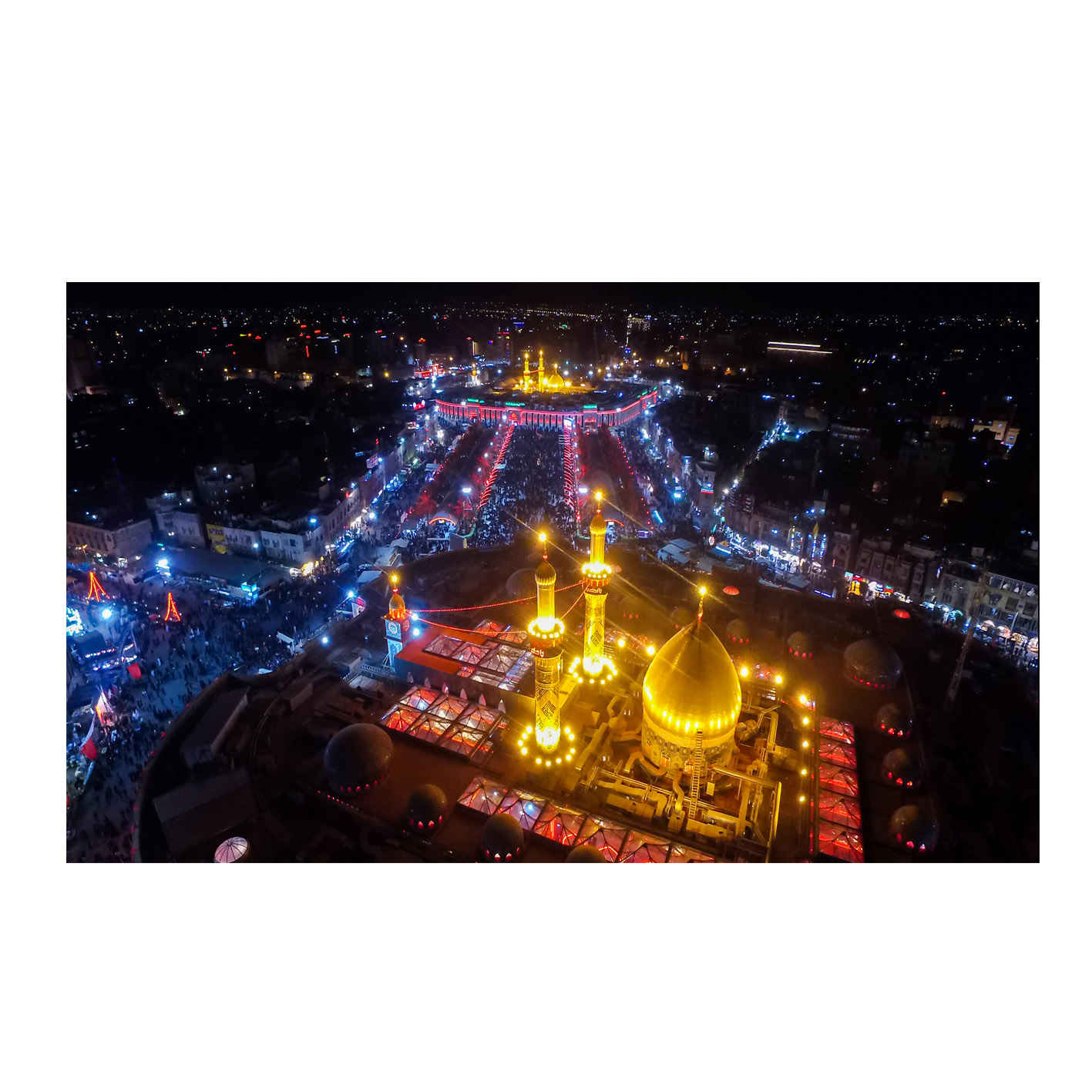 Main image of 伊斯兰什叶派旗帜 – 两圣陵之间挂毯