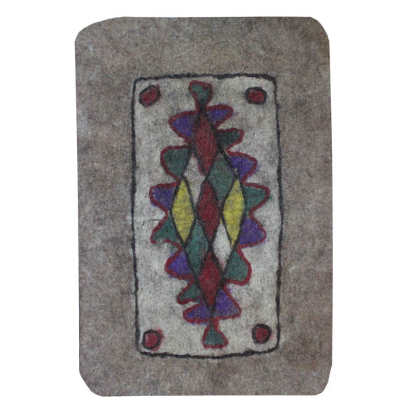 Main image of 波斯羊毛毡地毯 100% 天然手工 方形 II