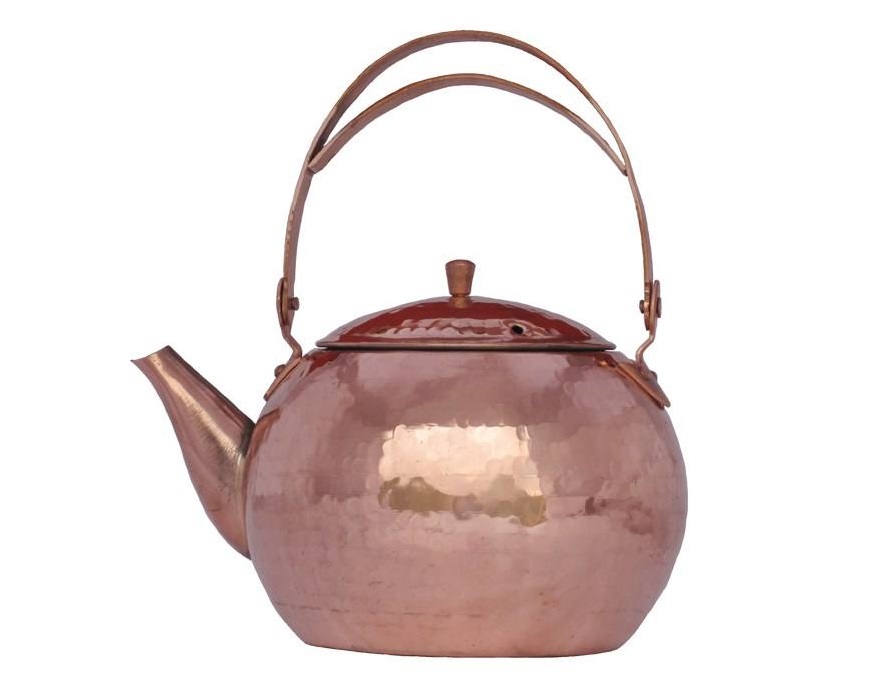 Main image of 波斯铜茶壶 耐用炉顶式 传统锤花款 Yas