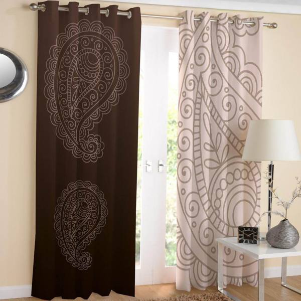 Main image of 印花波斯天鹅绒打孔窗帘 – Tavarizh 款