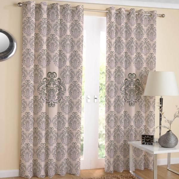 印花天鹅绒打孔窗帘 – 特别款