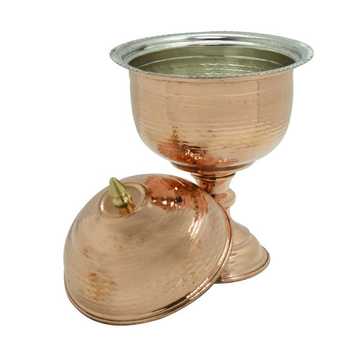 手工制作波斯铜糖罐 – 锤纹 Diana 款