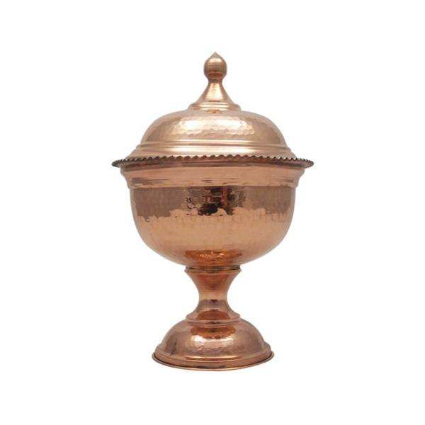 Main image of 手工制作波斯铜糖罐 – 锤纹 Diana 款