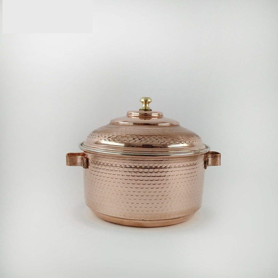 波斯铜汤锅 – 传统锤花炊具 款式 2号