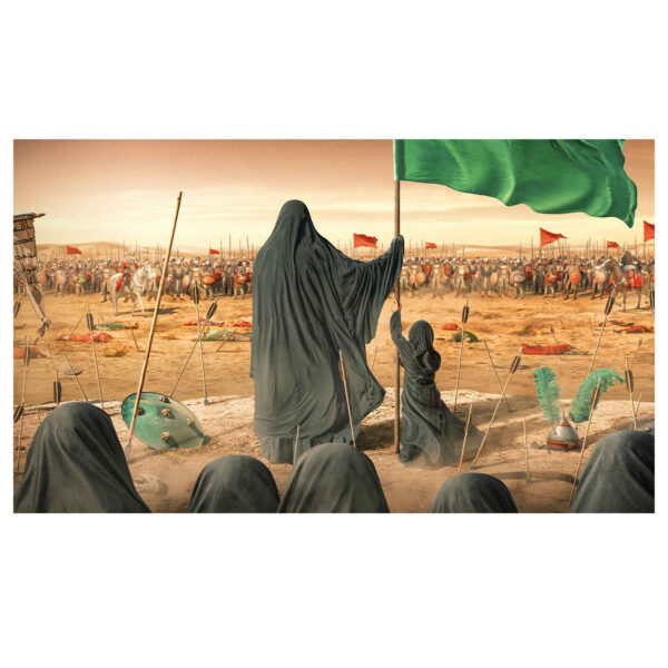 卡尔巴拉肖像伊斯兰挂毯旗帜