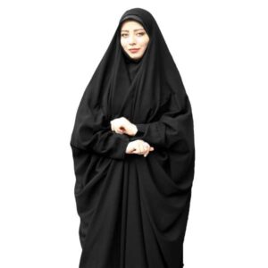 伊斯兰阿拉伯黑色长袍 女士祈祷用 Sadafi 款