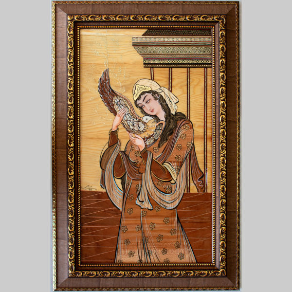 Main image of 木镶嵌艺术 – 波斯爱之女士艺术款