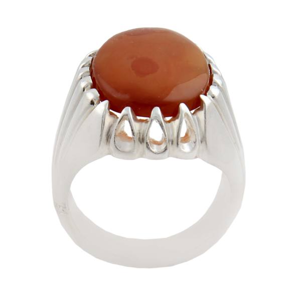 波斯也门玛瑙银戒指(男士款,Aqeeq 款)