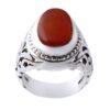 Thumbnail 2: 波斯也门玛瑙银戒指（男士款，King 款）