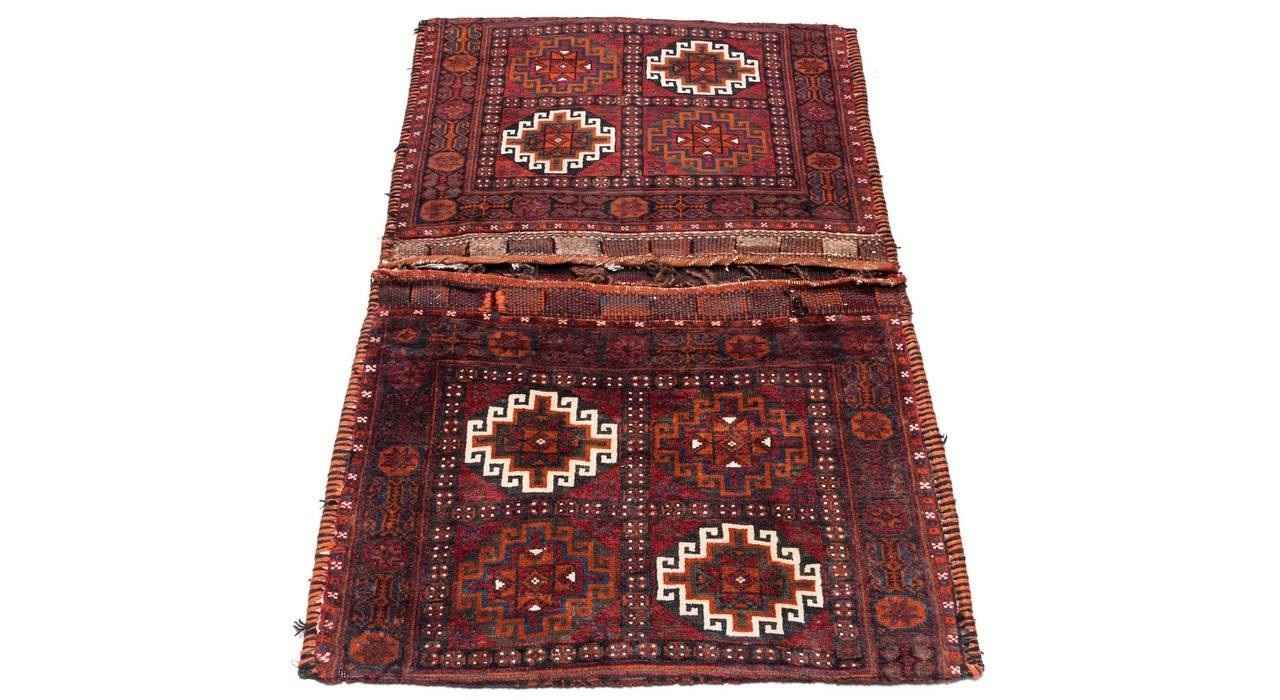 复古波斯马鞍包 — 手工编织 & 二手 Tōbrag 102270