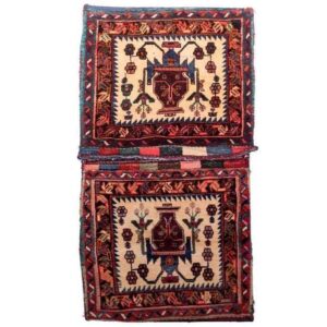 复古波斯马鞍包 — 手工编织 & 二手 Tōbrag 102265