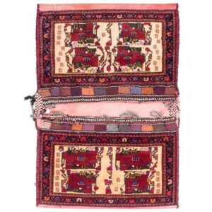 复古波斯马鞍包 — 手工编织 & 二手 Tōbrag 102273